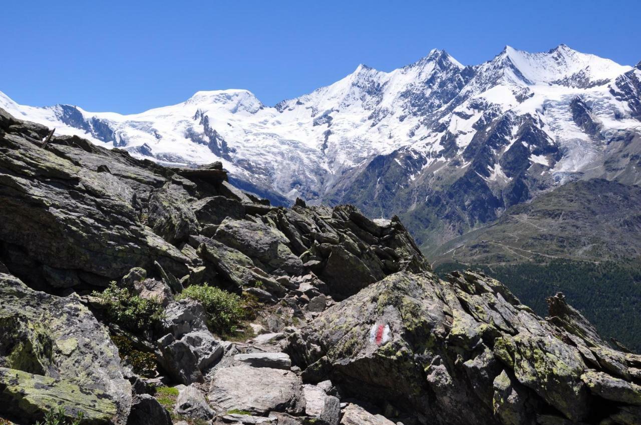 Haus Wiedersehen, Weissmies Appartement Saas-Grund Buitenkant foto